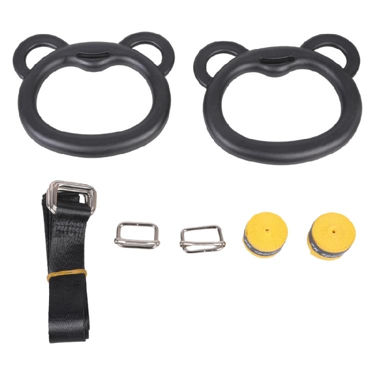 1 paio di Anelli per Ginnastica Fitness da Interno Anelli per Trazioni per Esercizi a Casa Allenamento Completo del Corpo Manico Antiscivolo con Anelli da Palestra