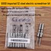 GOOD S2 Steel Electric Screwdriver Bit - 5x50x2.0x20x0# Head, Model 801