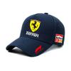 Car Logo Cotton Adjustable Baseball Hat Outdoor Auto Accessories For Ferrari Roma F80 296 GTB GTS SF90 Stradale Spider Spyde JQ1