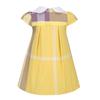 2024 New Style Summer Kids Clothes Baby Girls Plaid Dresses  Party Costume Vestidos Bow Cotton Kids Clothes 2-7 Years