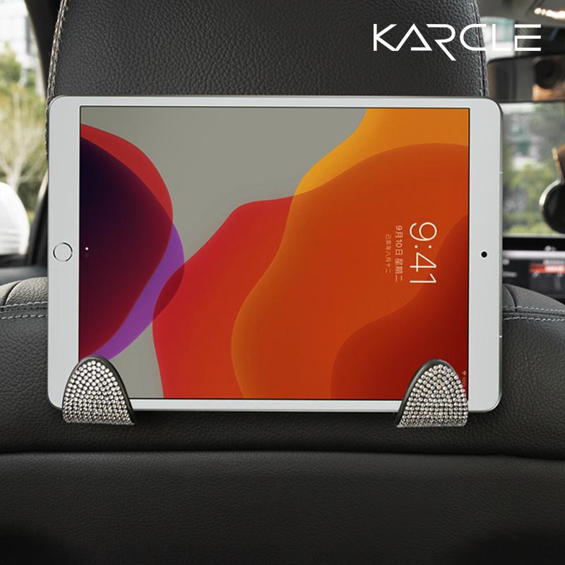 4PCS Car Seat Hook Rhinestone Rear Rotatable Invisible Multifunctional Storage Car Hooks Bold ABS Auto Seat Hooks