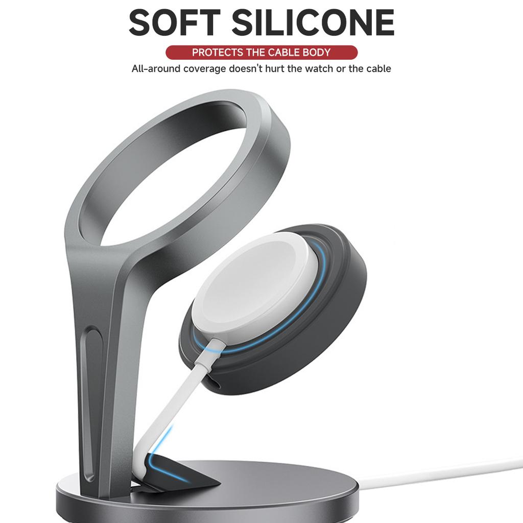 Charger Dock Station Charging Holder for Apple Watch Ultra 1 2/10/9/SE/8/7/6/5/4/3/2/1  Aluminum Bracket  for Iwatch Series