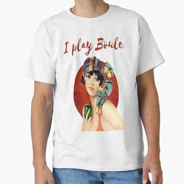 I Play Boule Classic Tshirt Made In Usaaus Tshirt S2xl S