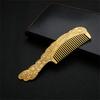 Peacock Copper Comb Home Dressing Table Decoration Vintage Pure Brass Comb Figurines Makeup Hair Comb Handmade Crafts Gifts