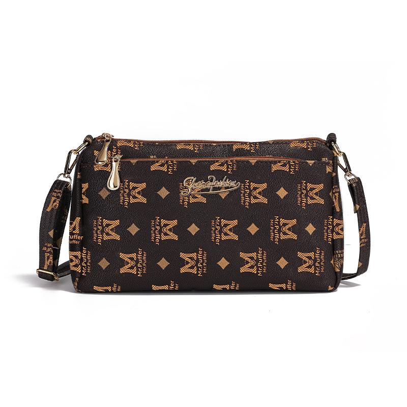 

Fashion printed women s bags are hot-selling messenger bags in the season, middle-aged women s shoulder bags, mother s large-capacity commuter bags