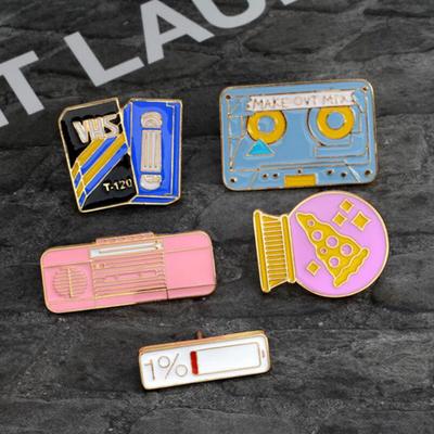 1 Stück Modischer Emaille-Pin Niedrige Scheibe 1% Kraftflasche Vintage Brosche Große Vase Pins und Broschen für Damen