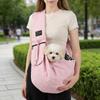 Bolso Bandolera Transportín para Mascotas Perros Gatos - Mochila Impermeable Suave para Viajes Ligera Cómoda para Paseos al Aire Libre