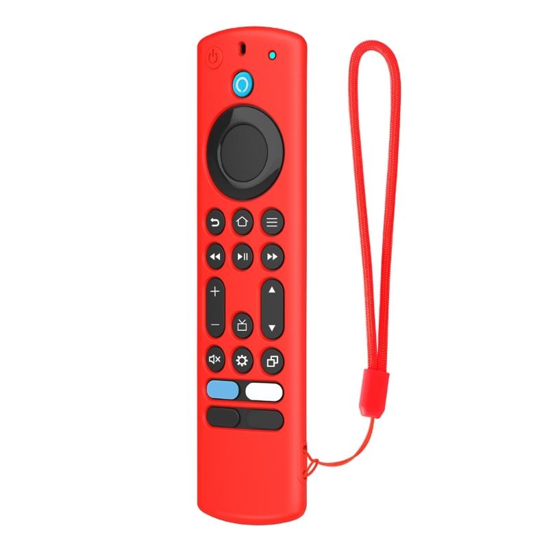 Protective Silicone Case For Remote Protective Cover With Lanyard Durability Silicone Protector Shell Remote Sleeve