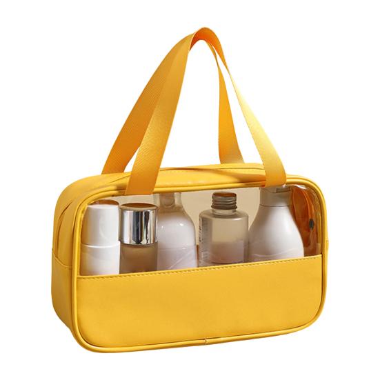 Atrakcyjna kosmetyczka o dużej pojemności. Przezroczysty wodoodporny pojemnik na kosmetyki