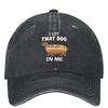 I Got That Dog In Me Dachshund Hats Accessories For Unisex Women Baseball Cap Vintage Trucker Hat Headwear Adjustable