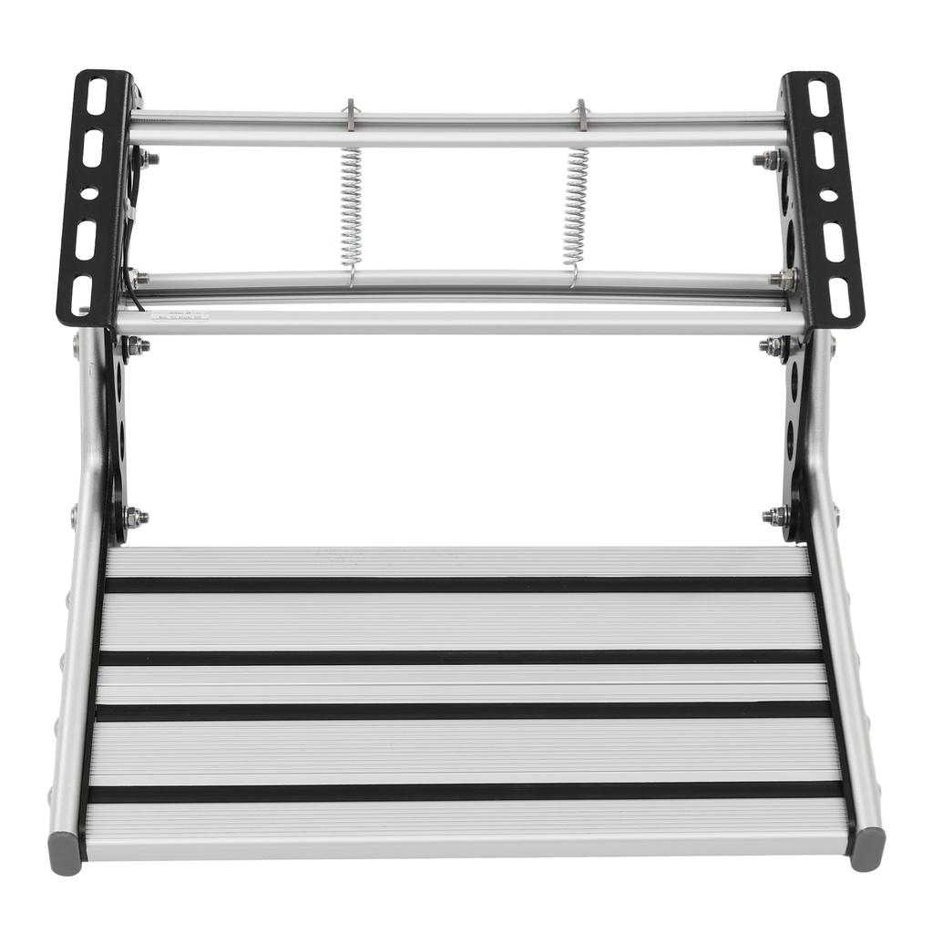 Anti Slip Folding RV Step with Auto Sensor LED Light Bar Aluminum Alloy Lightweight Step for Motorhome Night Entry