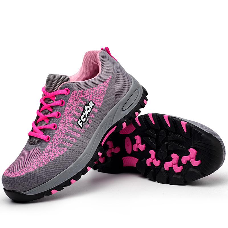 Scarpe antinfortunistiche indistruttibili da donna con puntale in acciaio, sneakers da lavoro da uomo, scarpe da lavoro antiperforazione, stivali da lavoro leggeri di sicurezza
