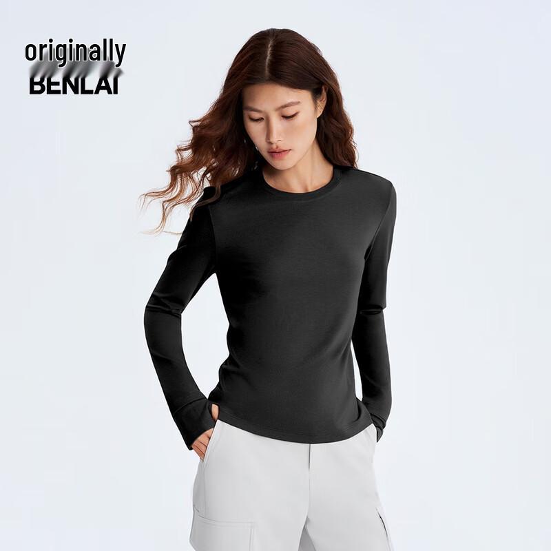 

Benlai Women s Slim Fit Crew Neck Long Sleeve T-Shirt S