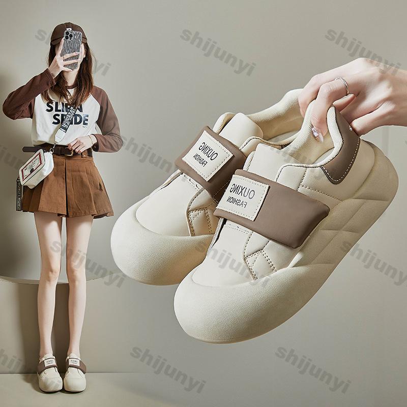 Fashion Women Sneakers New Sports Shoes Women Spring Fashion Soft Sole Comfy Sneakers Female Thick Soles Increase Casual Running Shoes