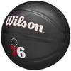 Wilson Team Tribute Philadelphia 76ers Miniball, Unisex schwarz Basketball