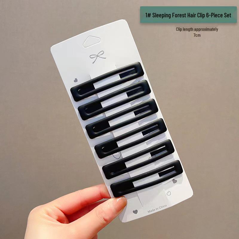 Matte BB Hair Clip: High-End Headdress for Women, 2025 Trend, Perfect for Bangs and Updos