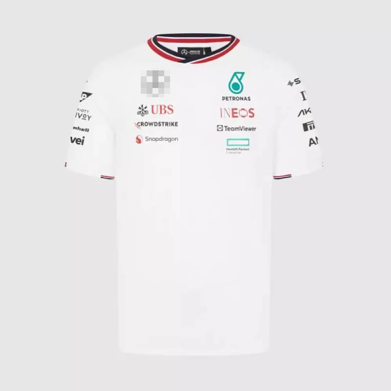 Tricou elegant 2024 F1 -benz Team cu mânecă scurtă și croială confortabilă largă