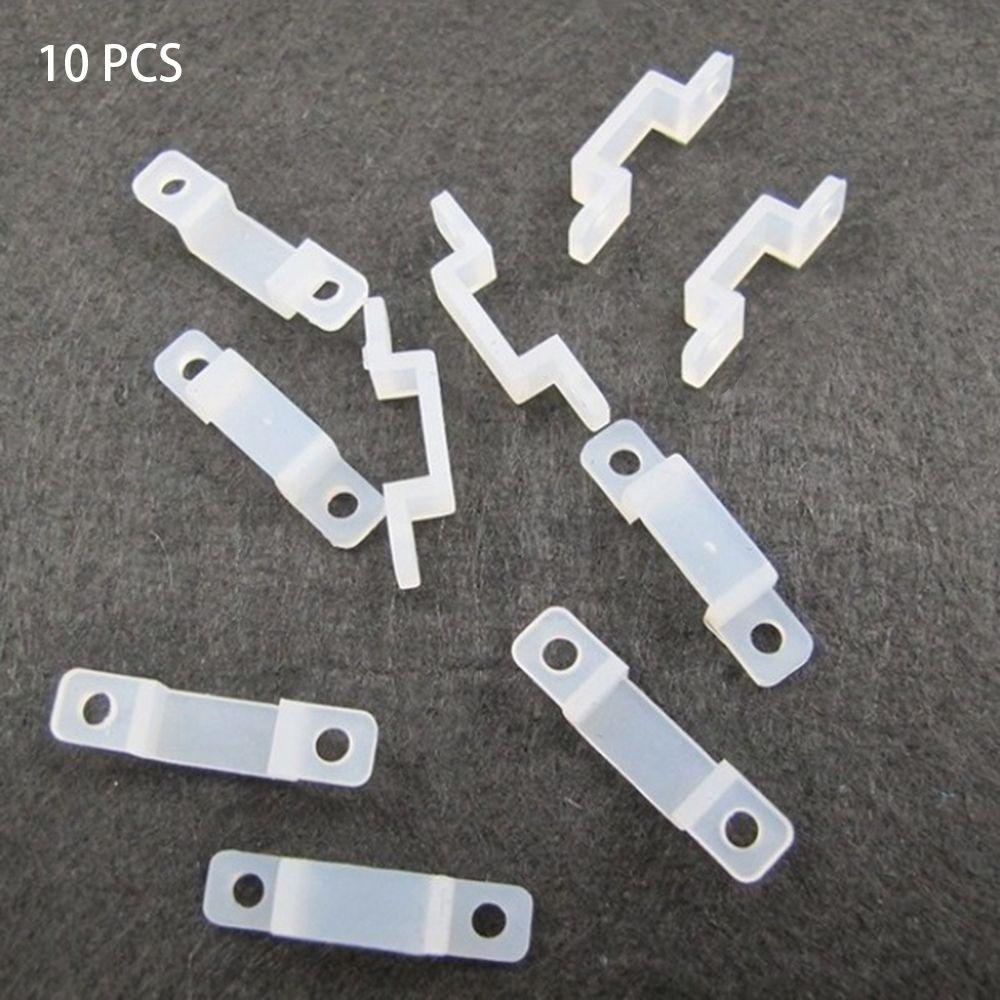 

10/50 шт. Гибкий RGB Одноцветный Фиксатор 5050 5630 Силиконовый Зажим 12 мм Лампа Лента Светодиодная Лента