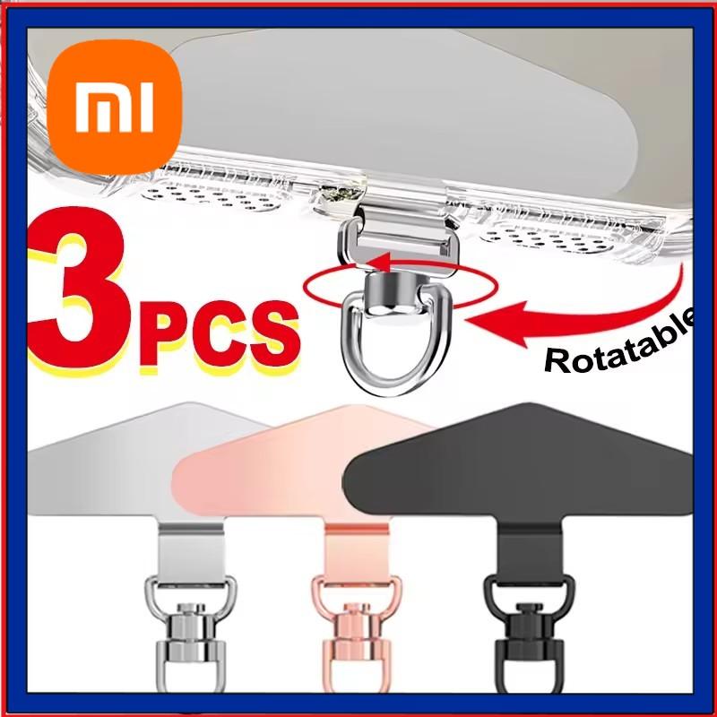 Xiaomi Pestaña de Acero Metálico Giratoria 360° para Correa de Teléfono Móvil Parche Junta Conector de Seguridad Universal para Correa de Teléfono Móvil