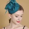 Horse Racing Federation Hepburn European and American Court Lady Retro Hat Headpiece Women's Dress Cheongsam Accessories Photo Hair Accessory Spring