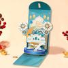 3 Stück 3D Eid Mubarak Umschläge Geldklammer Kartenhalter Ramadan Mubarak Dekoration Islamisch Muslimisch Eid Al-fitr Partyzubehör