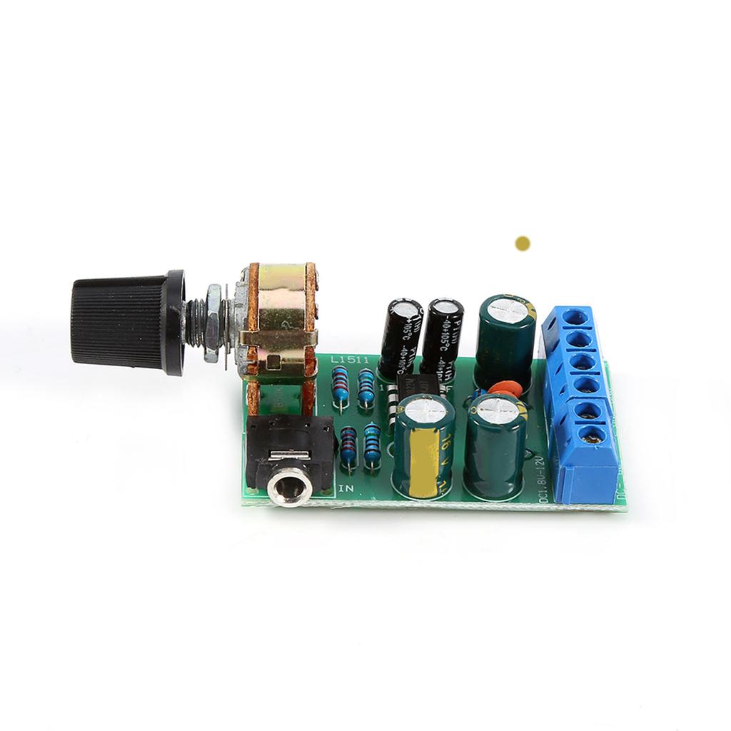 DC1.8 12V TDA2822M Amplifier 2 Channels Stereo 3.5mm AUX Audio Amp Board Module