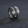 Stainless Steel Ring Personalized Sparkling Rings Jewelry Gift Dressing Up Accessory for Wedding Party Daily Working