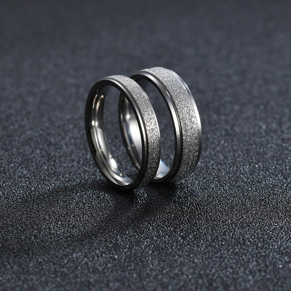 Stainless Steel Ring Personalized Sparkling Rings Jewelry Gift Dressing Up Accessory for Wedding Party Daily Working