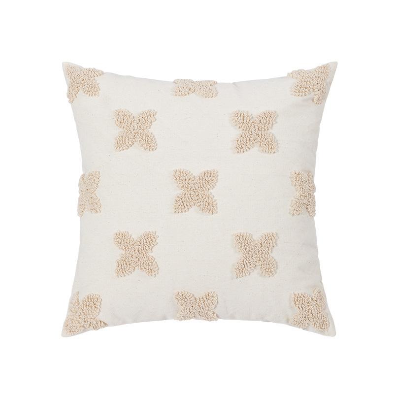 Tufted Throw Pillow Bohemian Throw Pillow Case Decoration Living Room Sofa Cushion Pillow Retro Hotel Lumbar Pillow Pillow Case