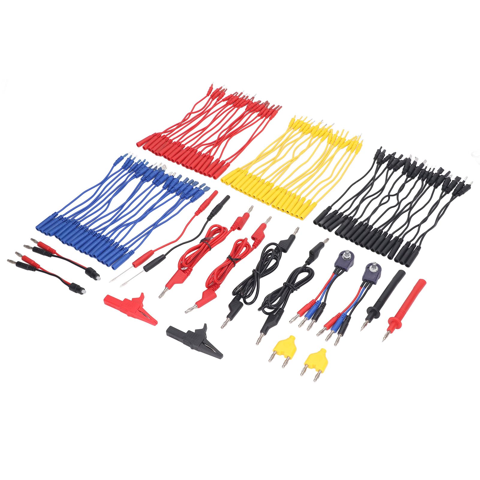 

Автомобільний тестовий провід Мультиметр Тестовий провід Зонд М який 380 В Набір, Набір, Нерозривний, Багатоцільовий, 90-компонентний Багатофункціональний Набір, ПВХ,