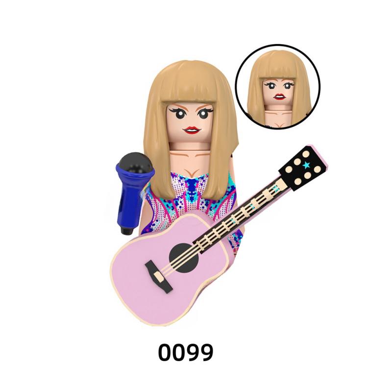 TP1026 LG1015 Swifts Beliebte Sängerinnen Bausteine Modell Mini Actionfigur Zubehör Halloween Geschenke für Kinder