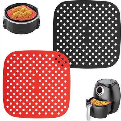 7" Silicone Air Fryer Mat - High Temp & Oil Resistant