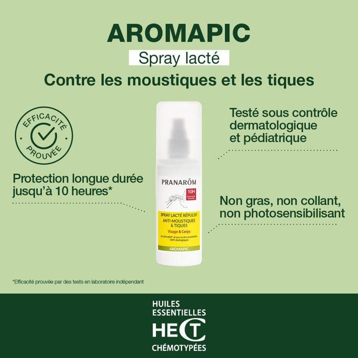 Pranarôm Aromapic Spray Lacté Anti-Moustiques 100 ml