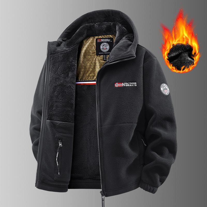 Men's Autumn  Winter Outdoor Hooded Jacket Daily Wear At Home, Travel, Parties Outdoor Fashion Versatile, Enhances Temperament Streetwear Travel Wear.