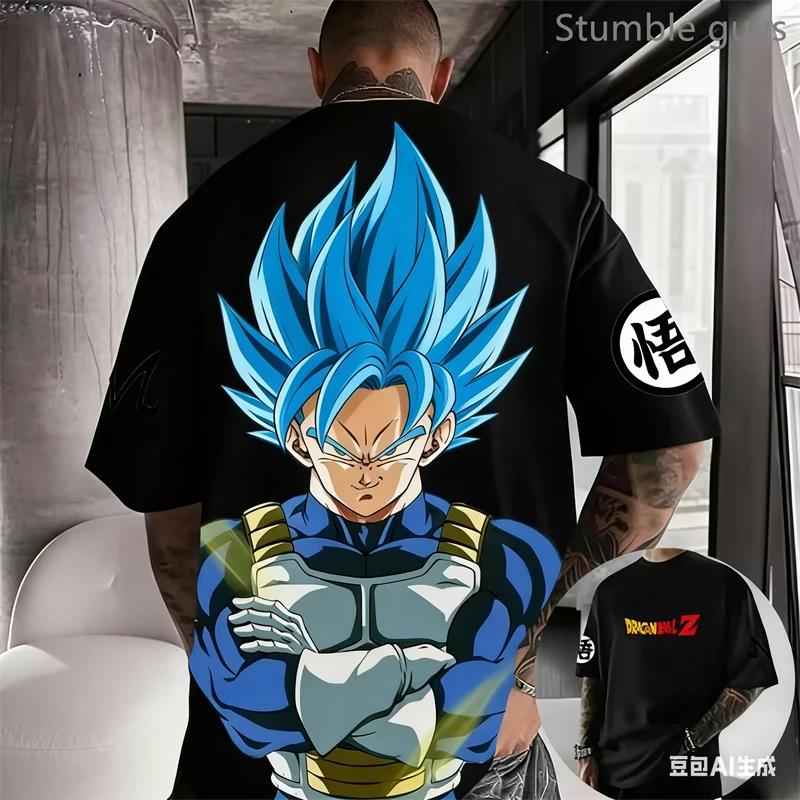 Trendy Summer Dragon Ball Men's Tee Fashion Casual Anime Kids T-Shirt Man Gym Workout Clothing Jersey Sportswear