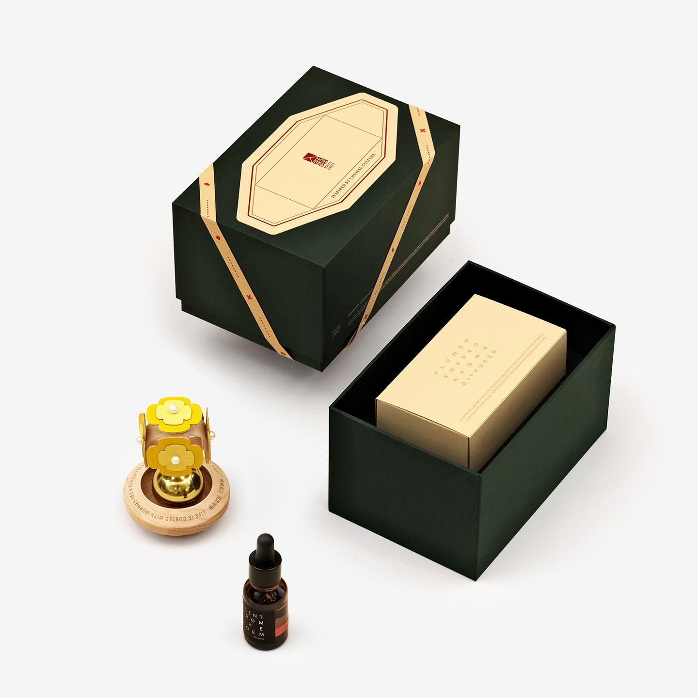 Dance of the Wind Aroma Diffuser: Four Seasons Floral Desk Ornament - Perfect for Birthdays & New Year Gifts Autumn Osmanthus - Seeking Wang Wei