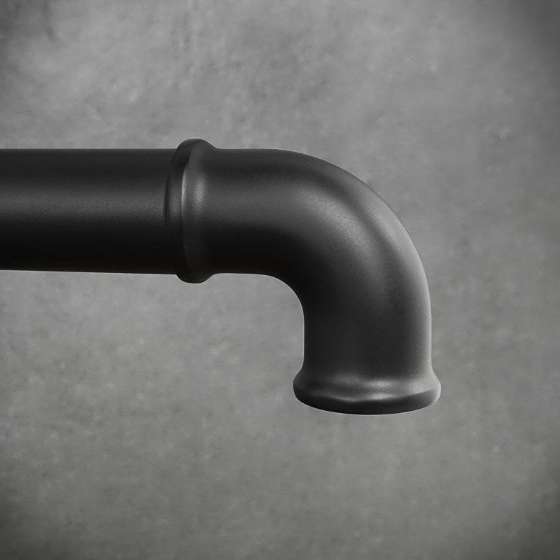 Black HATFIELD free-standing washbasin tap