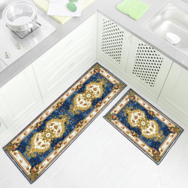 Kitchen Floor Mat Door Mat Long Strip Household Oil Proof Foot Mat Bedroom Entrance Bathroom Non Slip Mat