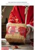 Chinese Style Bamboo Basket: 2025 New Year's Candy Gift Box