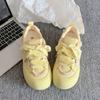 High-value original board shoes women's new spring and autumn versatile shoes platform white shoes niche bread shoes