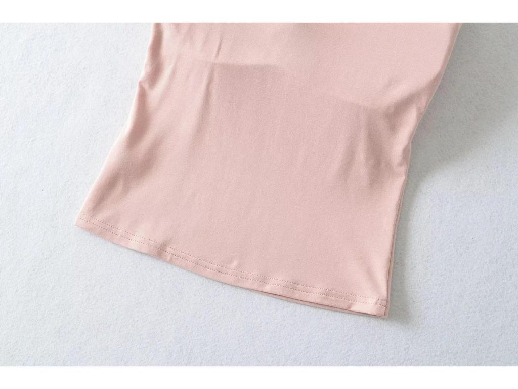Women's Tank Top Camisole with Thickened Chest Pads, Enhances Bust, Cartoons, Slim Fit, Covers Underarm Fat, Inner and Outer Wear