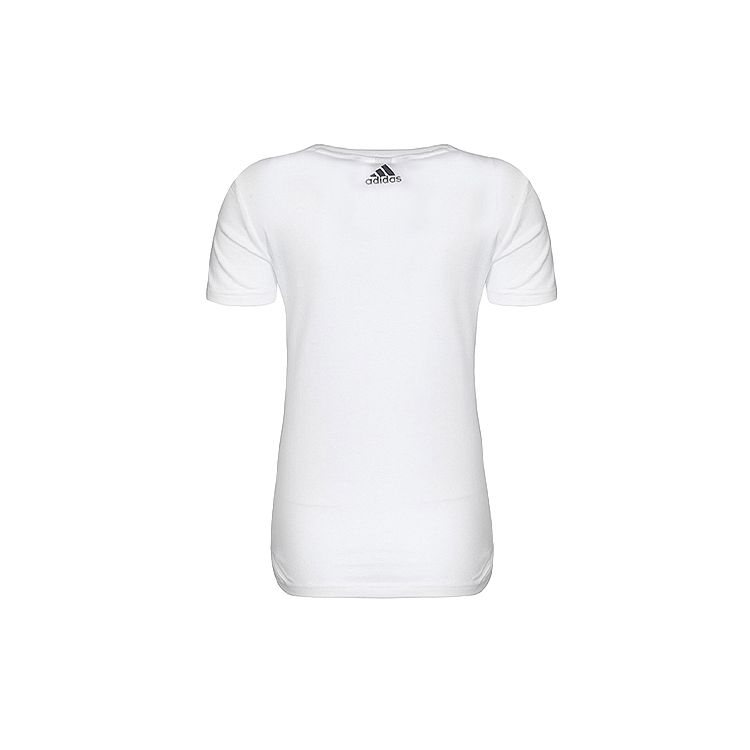 Adidas Linear Foil Tee Women Tops White CD1981