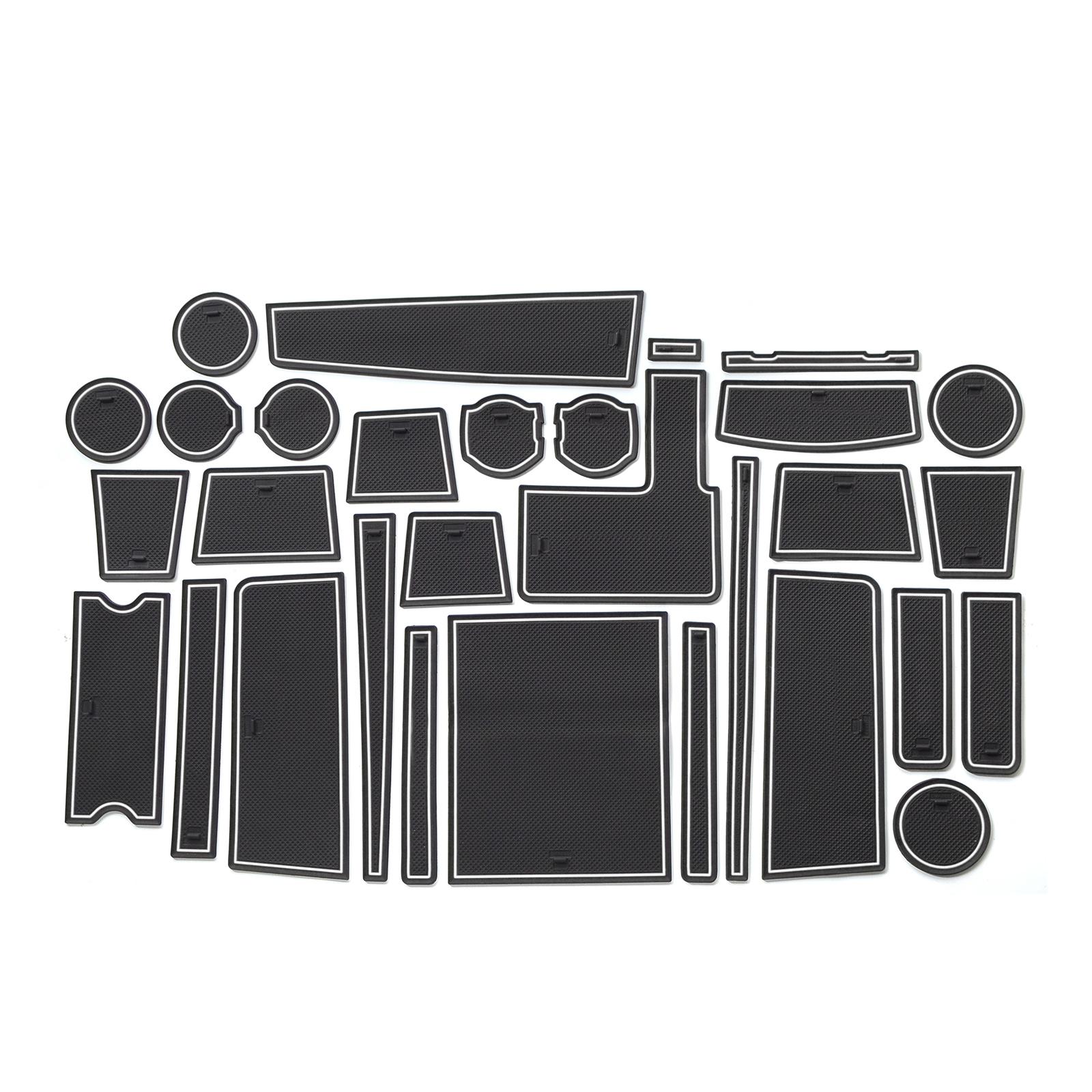 

Коврик для автомобильного паза под дверцу для Ford Explorer 2020 - 2025, противоскользящий коврик для дверного паза, аксессуары для интерьера, резиновые подставки