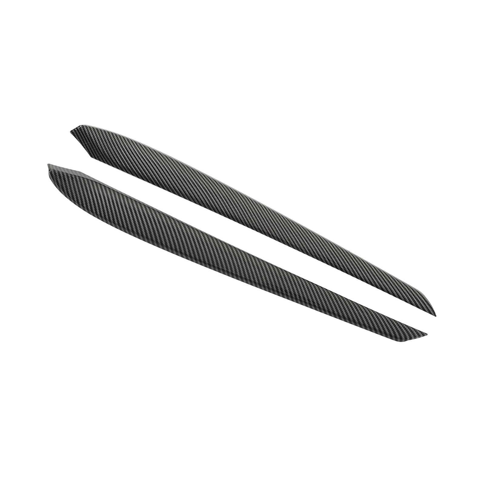 

2 шт. ABS карбоновый стиль внутренняя панель подлокотника крышка отделка передней двери панель отделка крышка замена