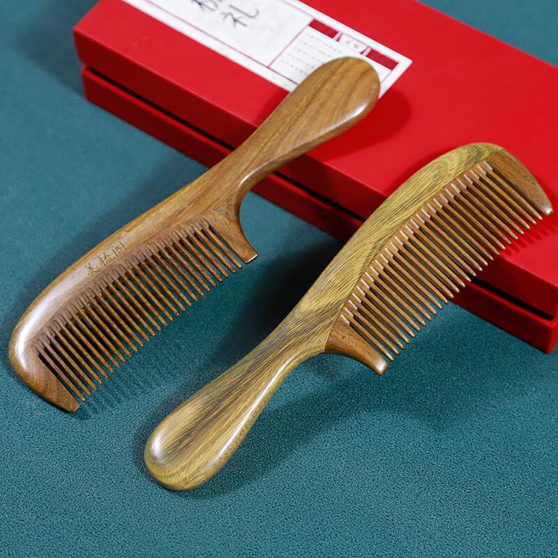 Green Sandalwood Hair Comb