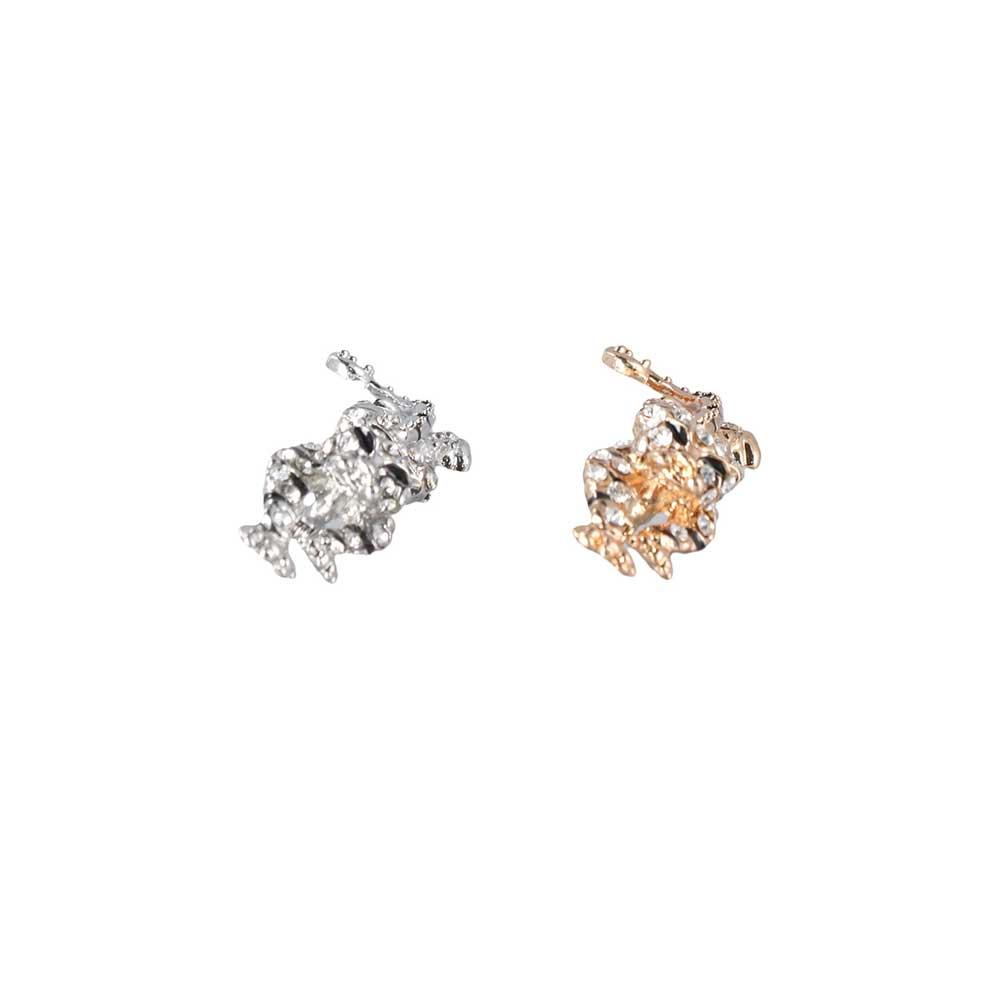 New Year Gifts Rhinestone Animal Fashion Jewelry Korean Style Pin Enamel Badges Tiger Brooches