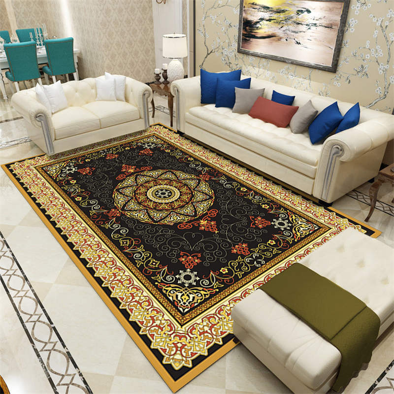 Koberec do obývacího pokoje Ložnicové předložky Kobercová podložka Moderní styl Konferenční stolek Podlahový polštář Koberec pod pohovku