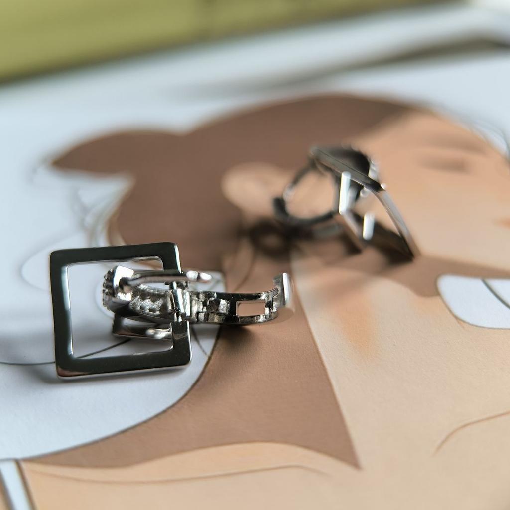 Cercei de argint cu zirconii cubice (2193432)