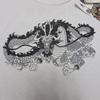 One Piece Shirt Mens Large White Kaido Dragon Big Silhouette Anime Graphic Tee