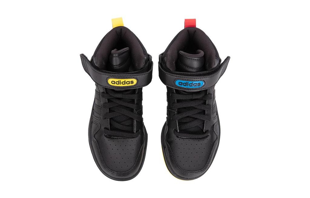 Adidas Neo Postmove Mid K Breathable And Wear resistant Mid top Kids' Skateboarding Shoes Black Kids' HQ4241